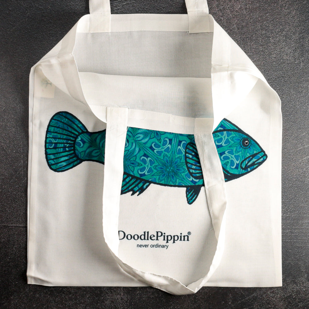 Grouper Shopping Bag DoodlePippin