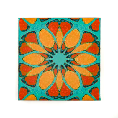 Moroccan Flower Tile - single flower version