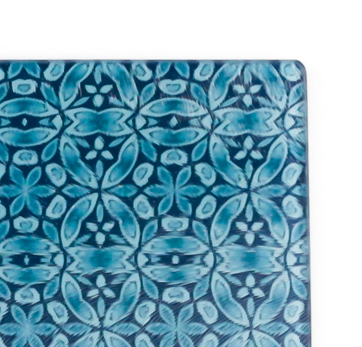 Large Liberty Dark Blue Flower Worktop Protector DoodlePippin