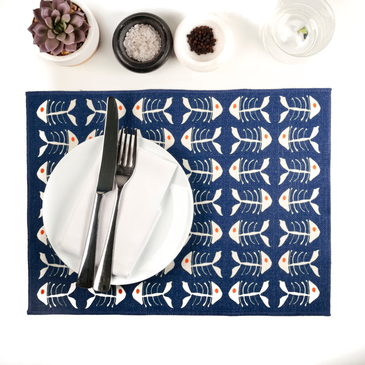 Navy Blue &amp; Orange &