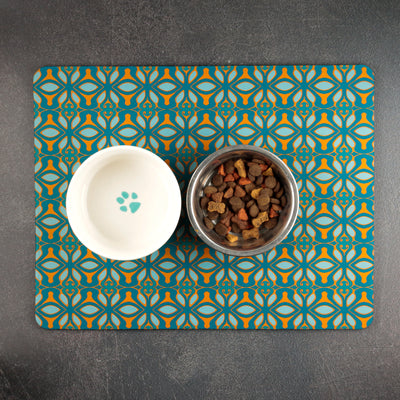 DoodlePippin Pet Placemats Washable Waterproof Pet Food Mats
