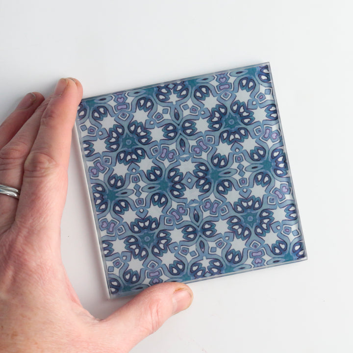 Indigo Blue Moroccan coasters