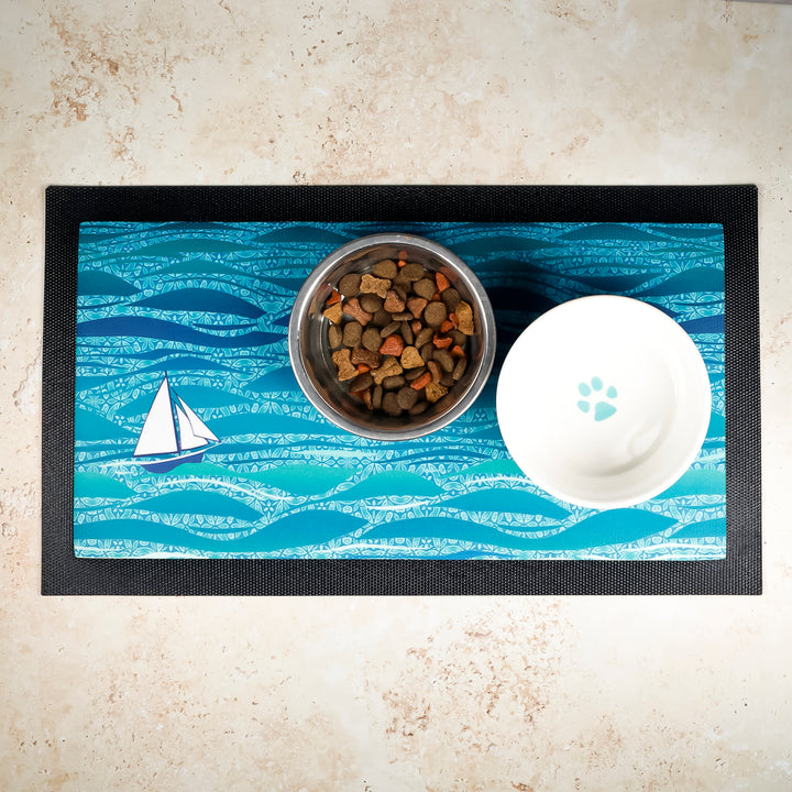 SALE - Caribbean Sea Pet Food Placemat