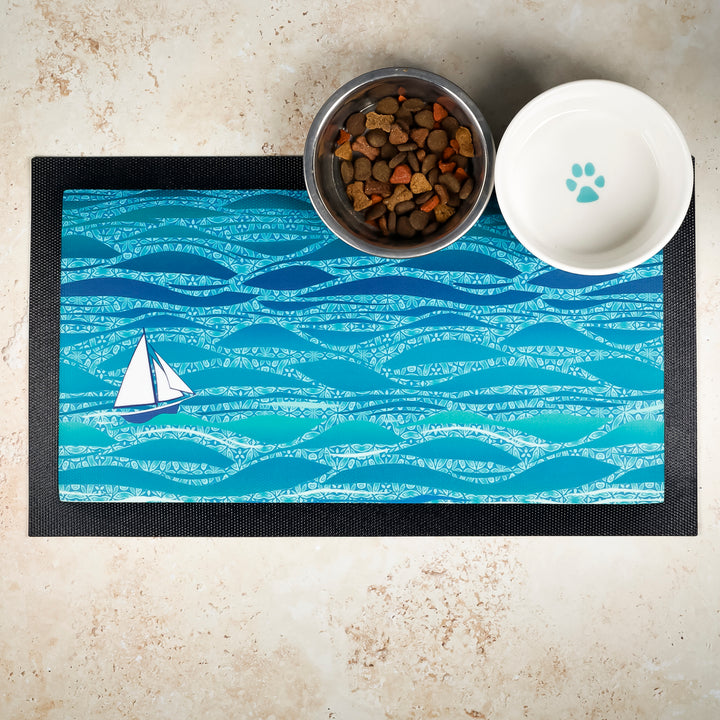 SALE - Caribbean Sea Pet Food Placemat