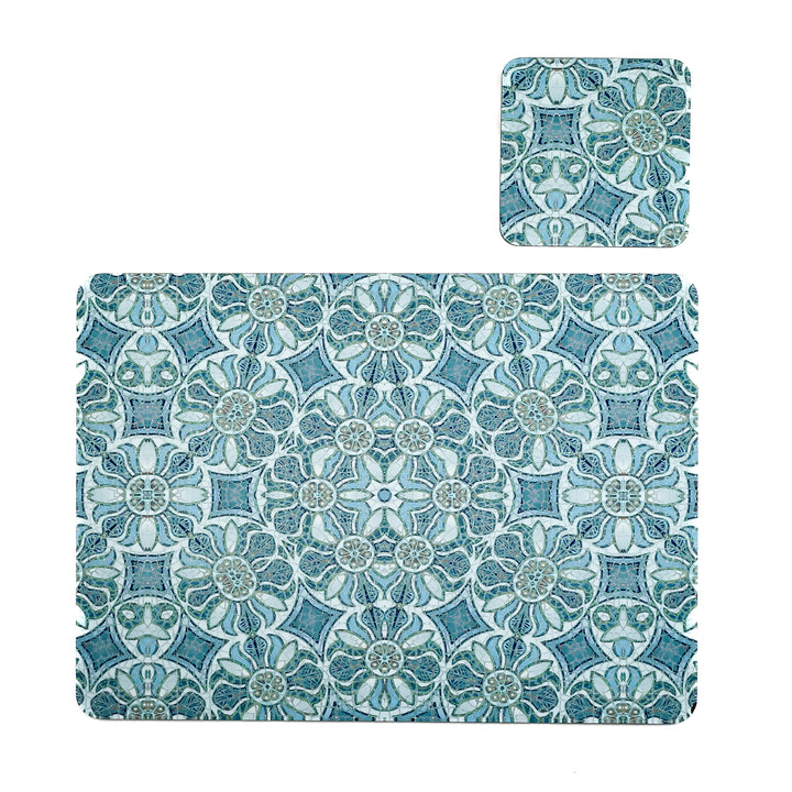 Pomegranate Placemat - Turquoise Teal