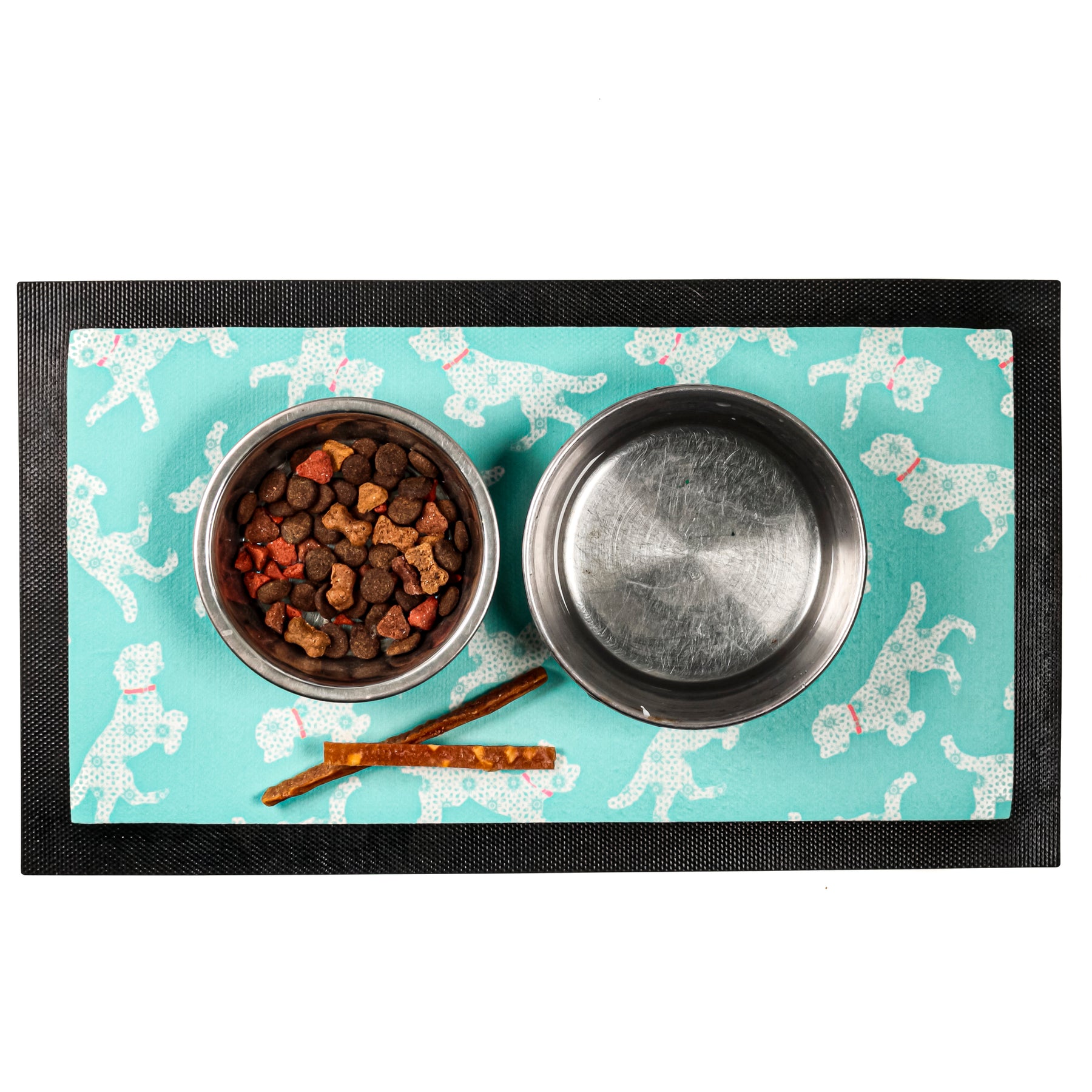 Cockapoo Pet Food Mat - Blue Pink White – DoodlePippin