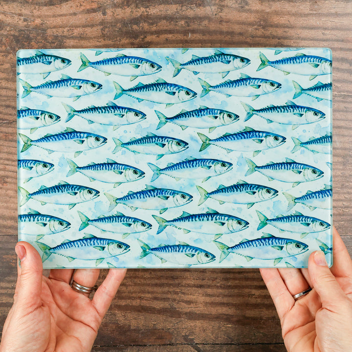 Schneidebrett „Ocean Shoal“ in Graublau
