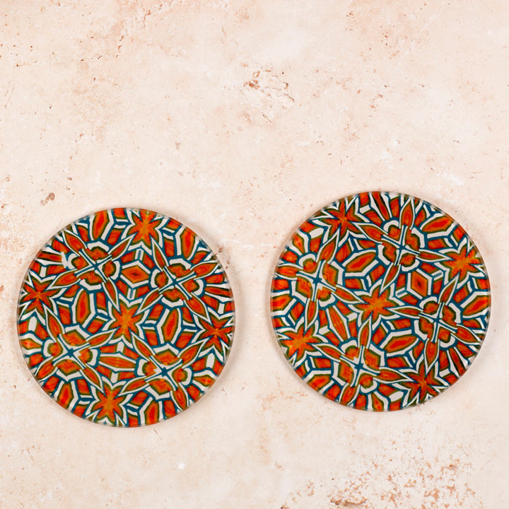 Sous-verres orange &