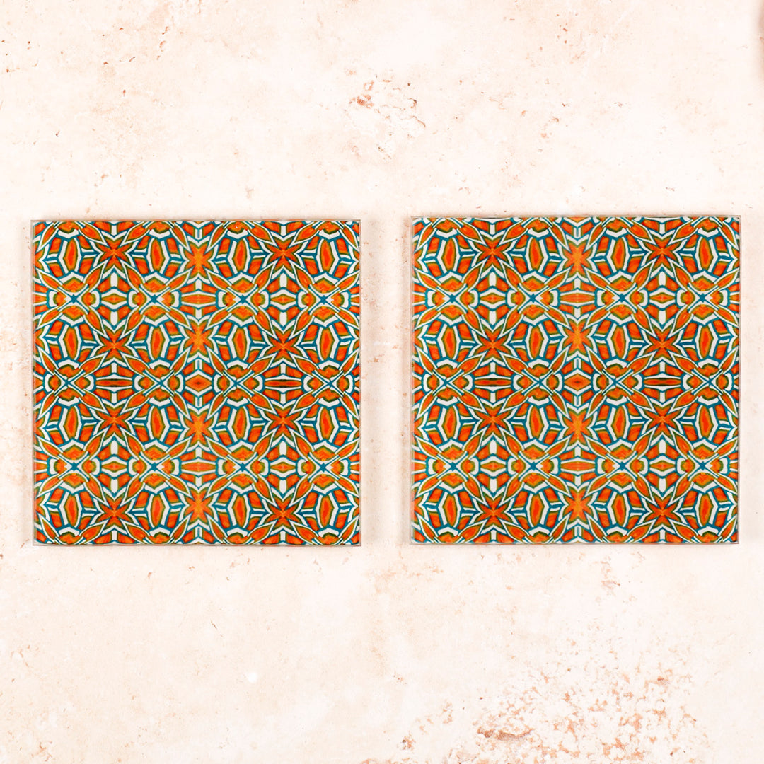Sous-verres orange &