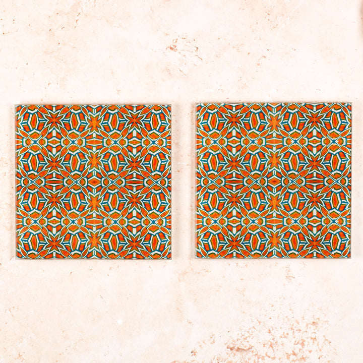 Sous-verres orange &