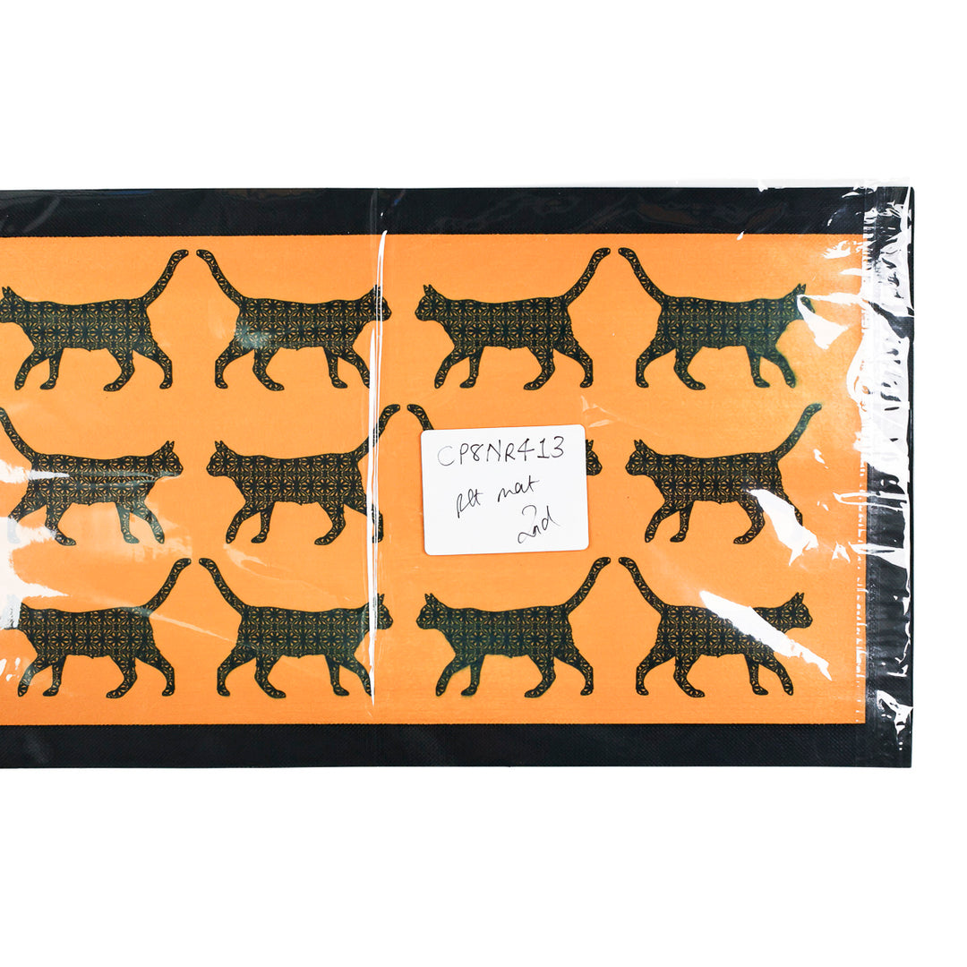 ZWEITE WAHL - Haustier-Platzdeckchen „Facing Cats“ – Gelb
