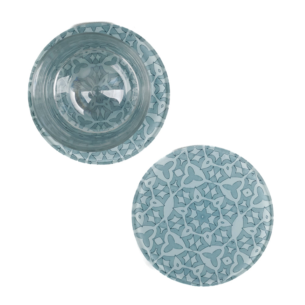 Grey Stonework - Circular Chopping Board