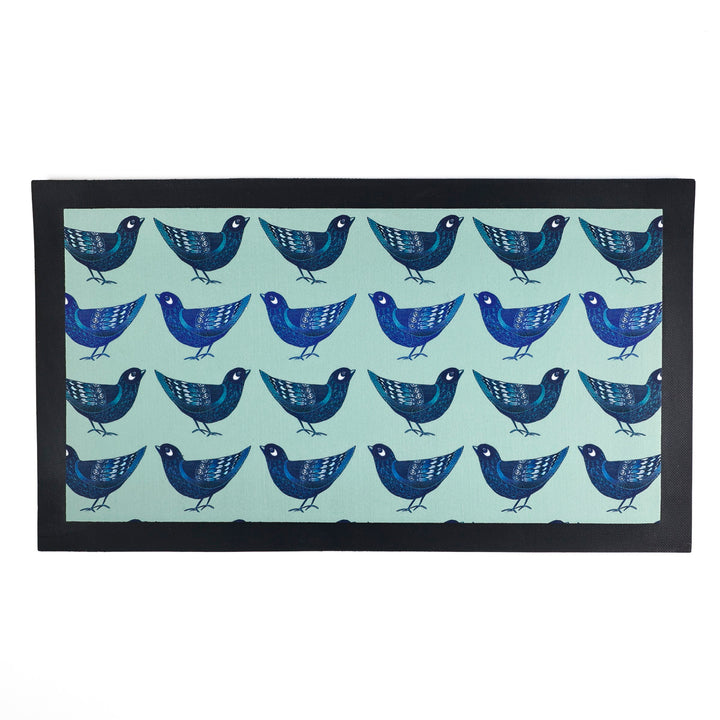 Blue Partridge Pet Food Mat