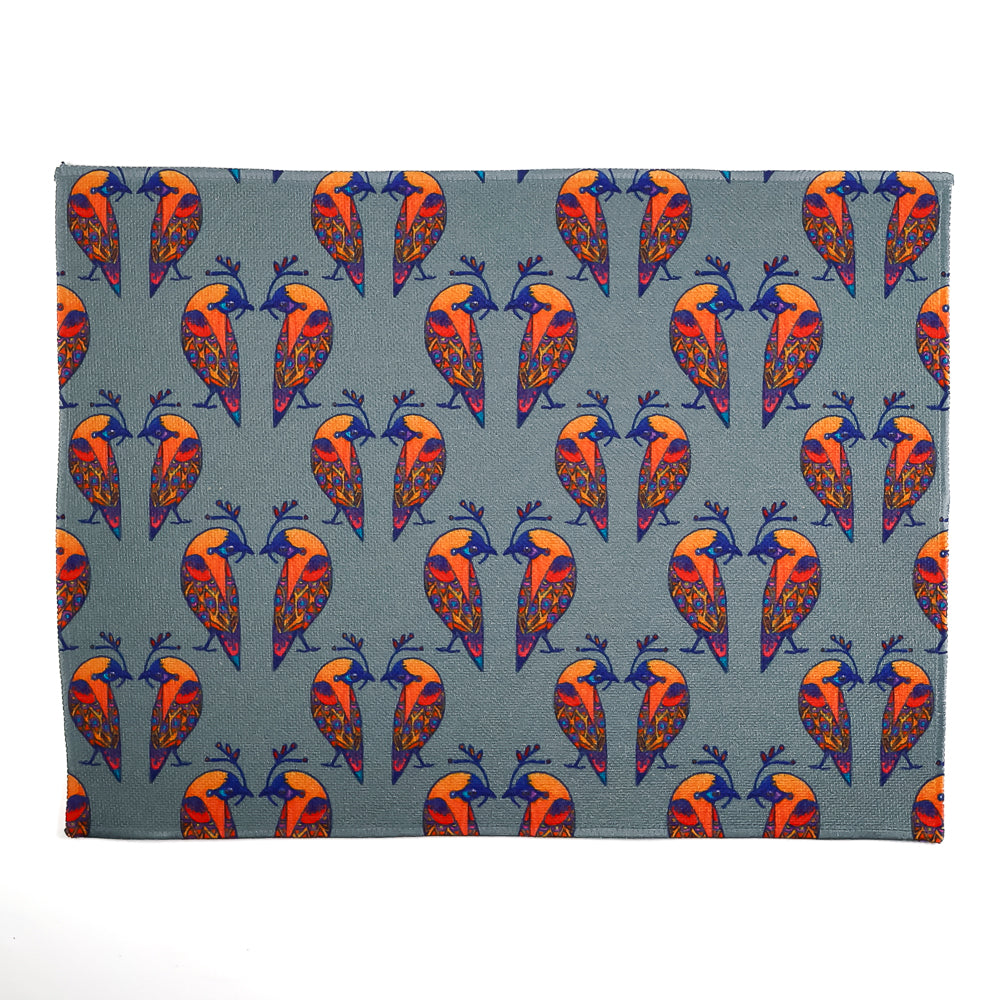 Lovebirds Fabric Placemat - Colourful