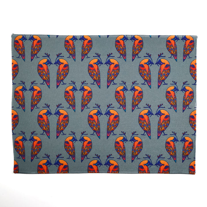 Lovebirds Fabric Placemat - Colourful