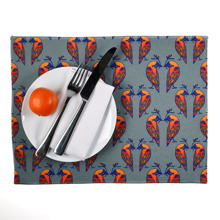 Lovebirds Fabric Placemat - Colourful