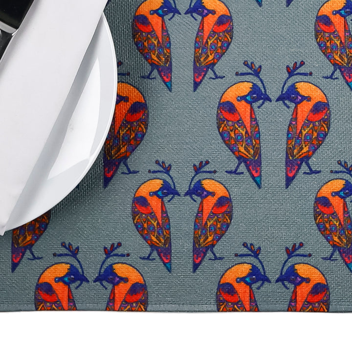 Lovebirds Fabric Placemat - Colourful