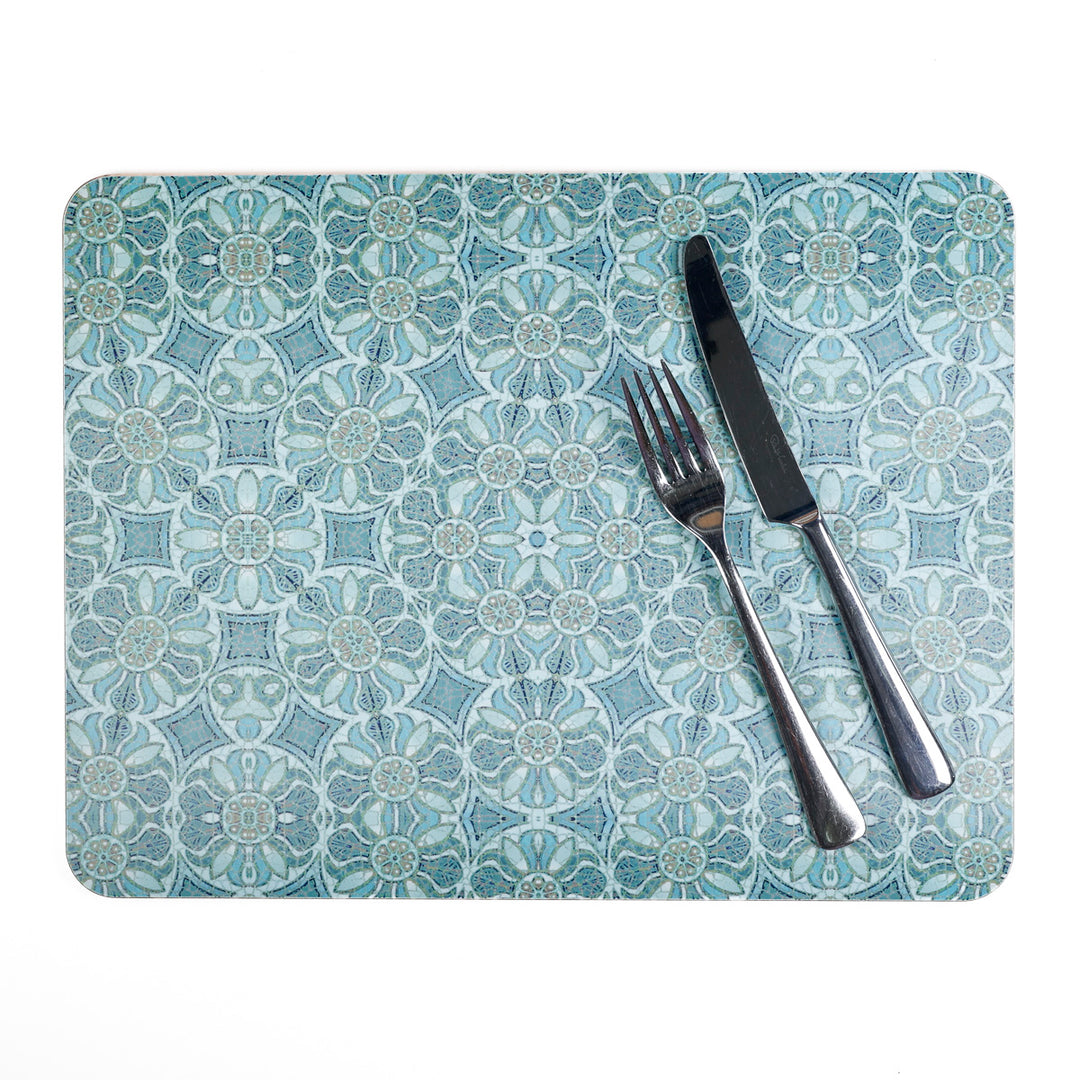 Set de table Art nouveau : arbres entrelacés