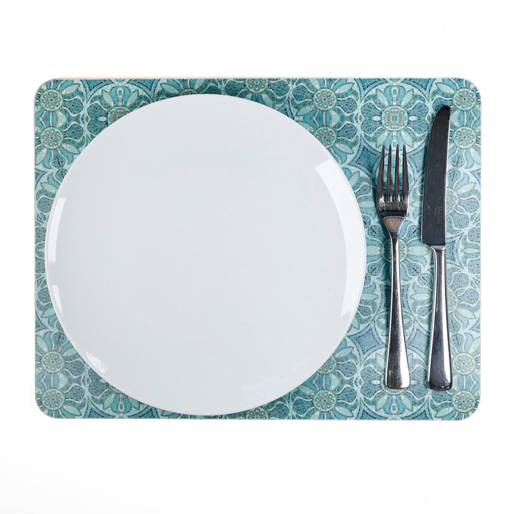 Set de table Art nouveau : arbres entrelacés