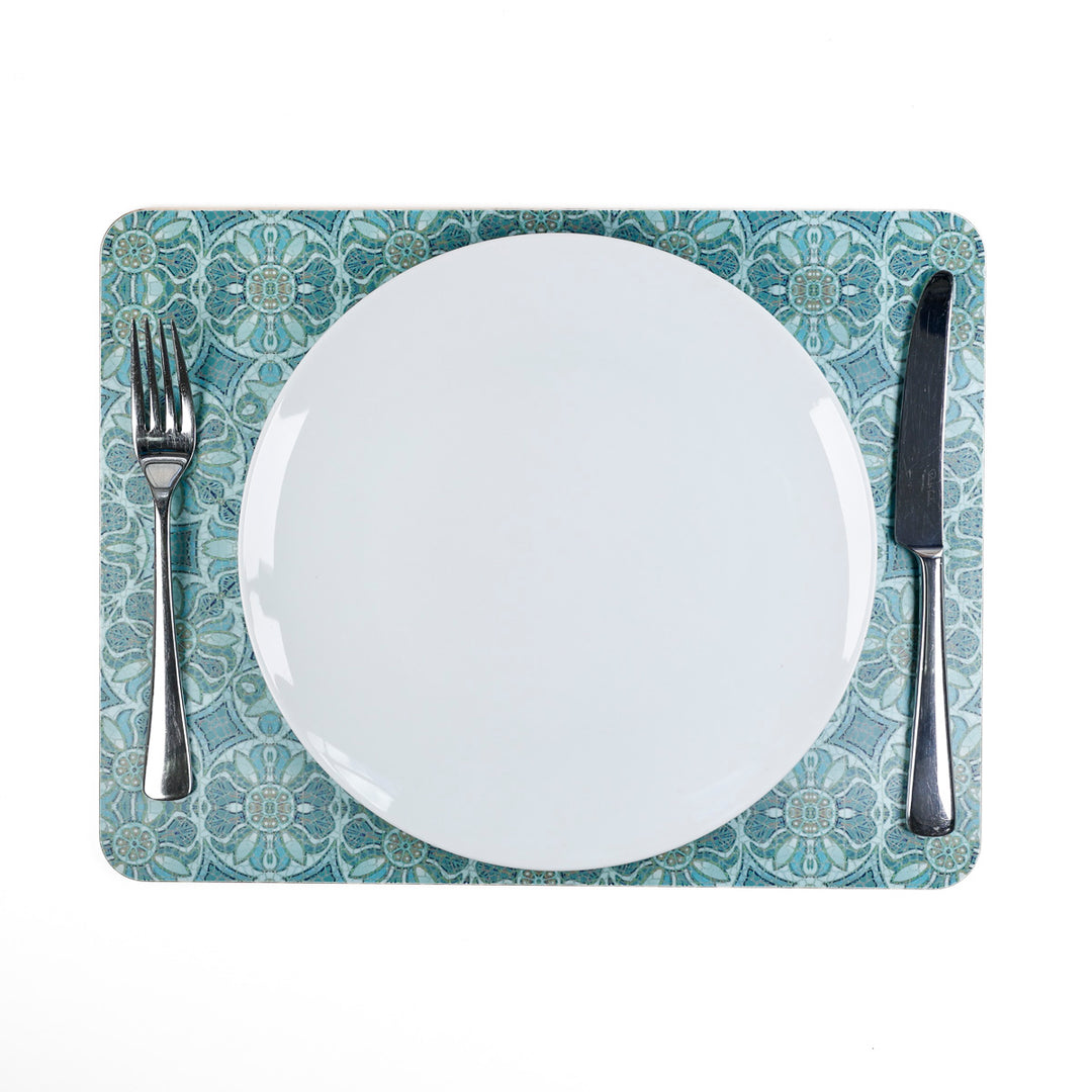 Set de table Art nouveau : arbres entrelacés