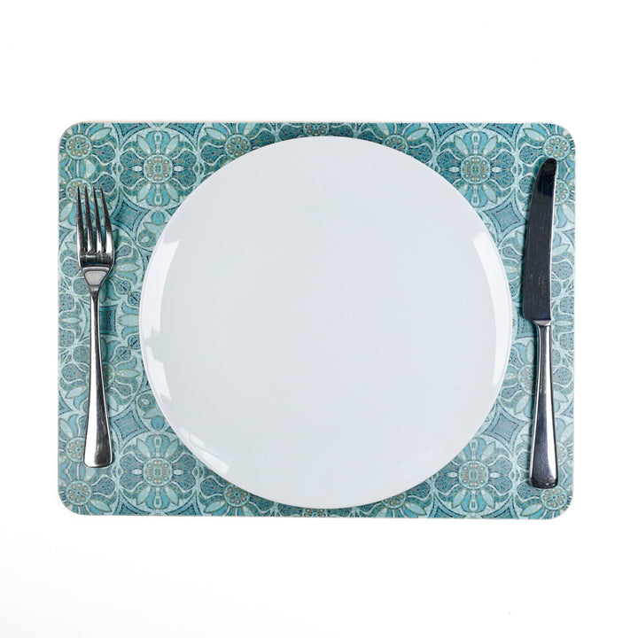 Set de table Art nouveau : arbres entrelacés