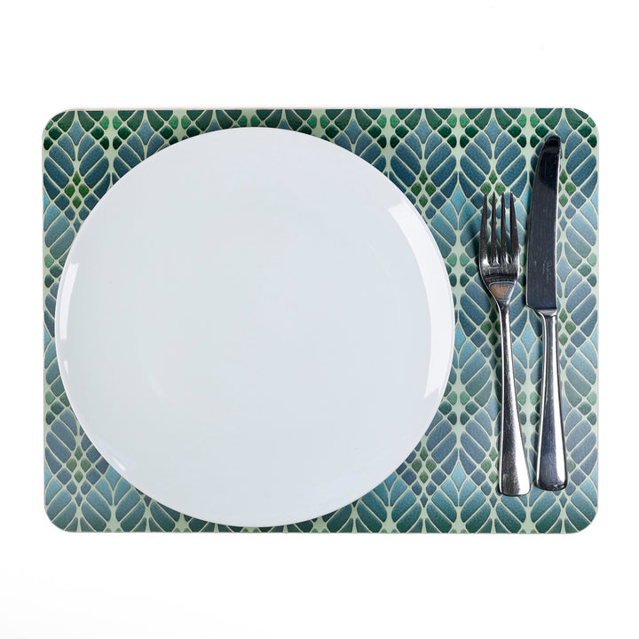 Set de table Art nouveau : arbres entrelacés