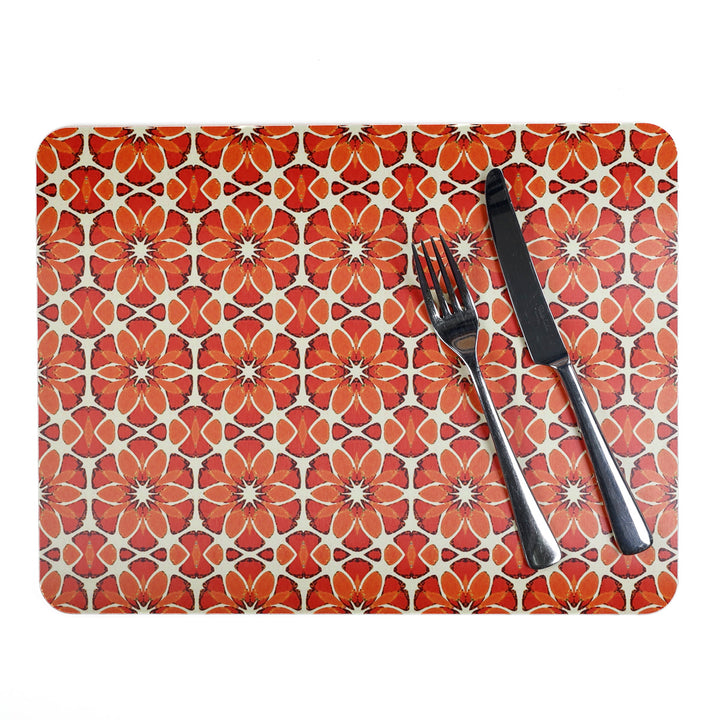 Set de table Art nouveau : arbres entrelacés