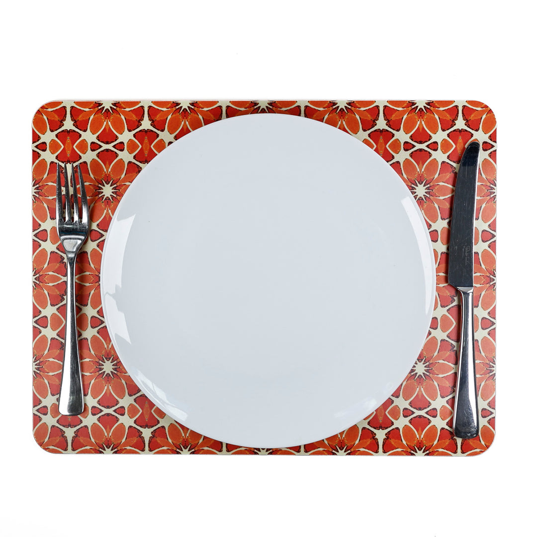 Set de table Art nouveau : arbres entrelacés