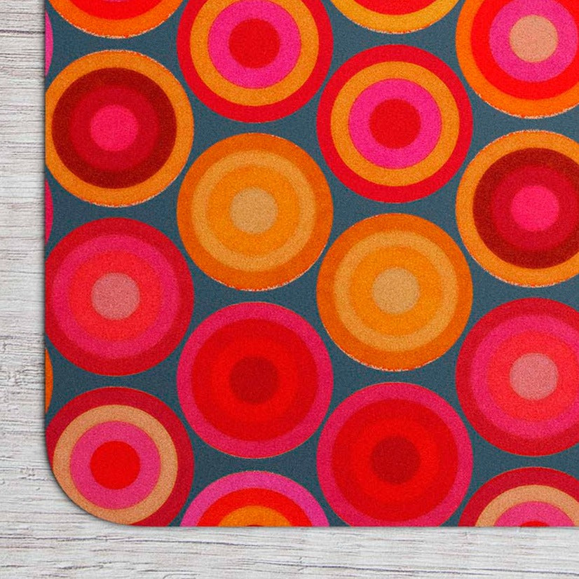 Volcanic Circles Mouse Mat / Gaming Mat