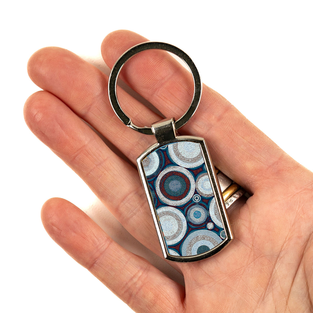 Small Black Circles Millefiori Keyring – DoodlePippin