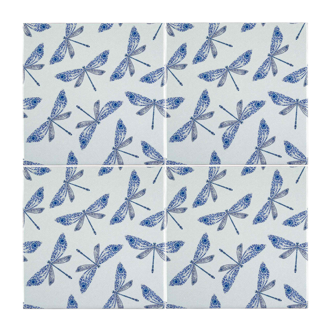 Mayfly Tiles - Blue