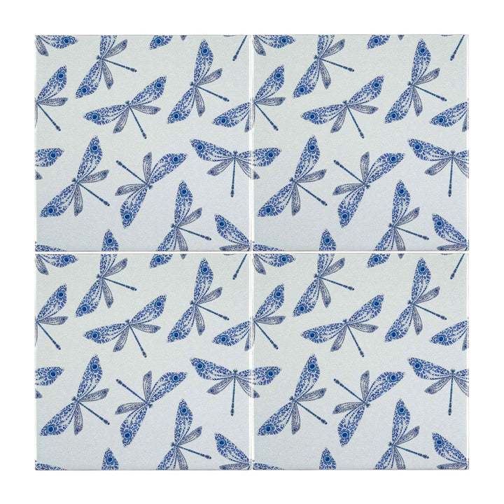 Mayfly Tiles - Blue