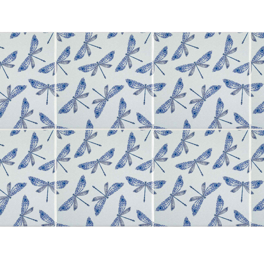 Mayfly Tiles - Blue