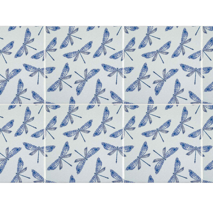 Mayfly Tiles - Blue
