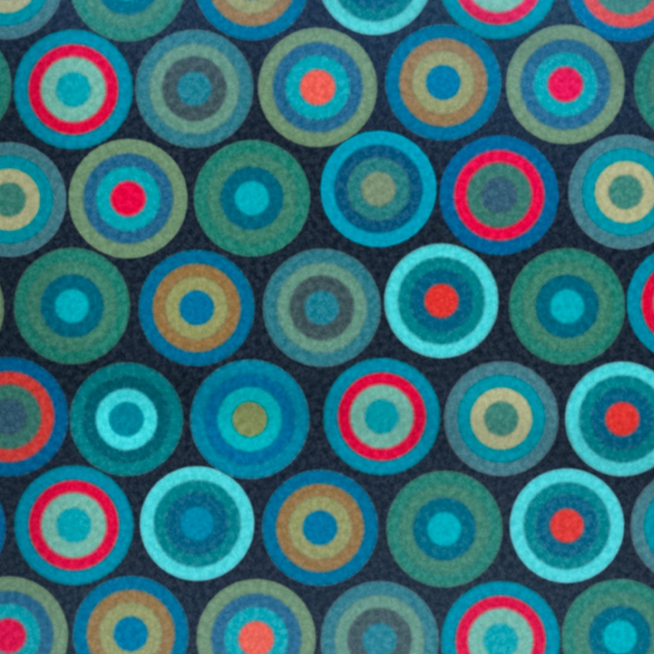Abstract Circles Kitchen Splashback - Charcoal Circles