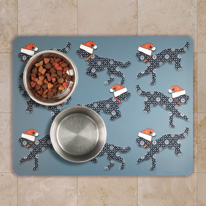 SALE Christmas Cockapoo Large Pet Food Mat