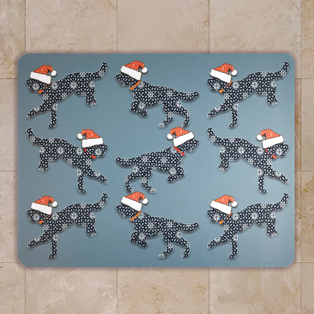 SALE Christmas Cockapoo Large Pet Food Mat