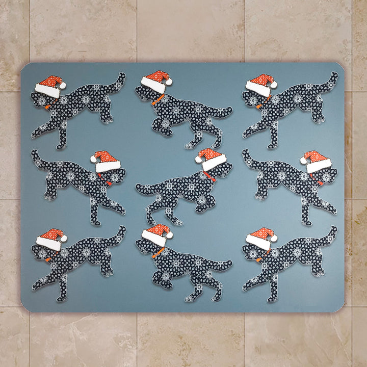 SALE Christmas Cockapoo Large Pet Food Mat