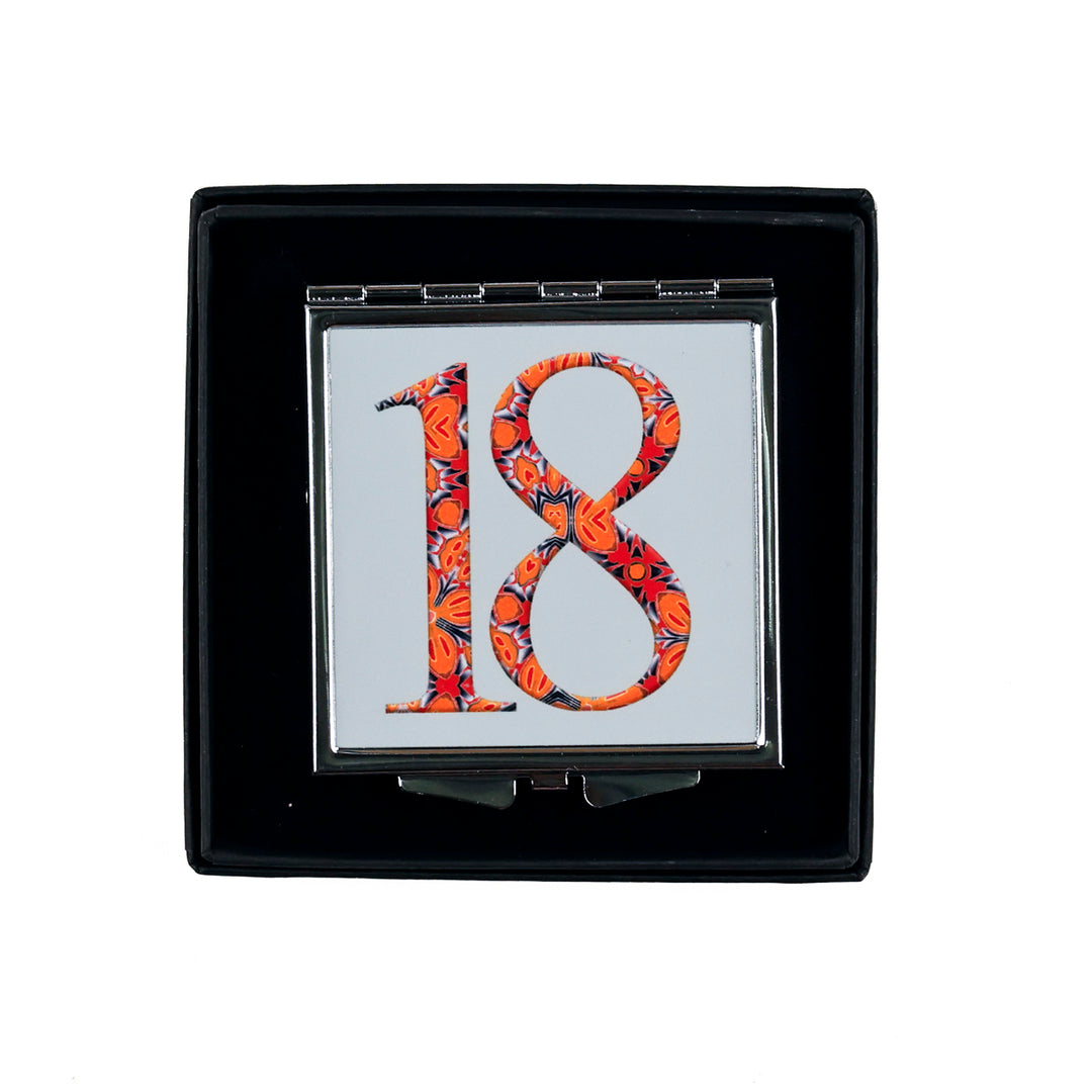 SOLDES - Lettre M compacte - Motif Grenade Aqua