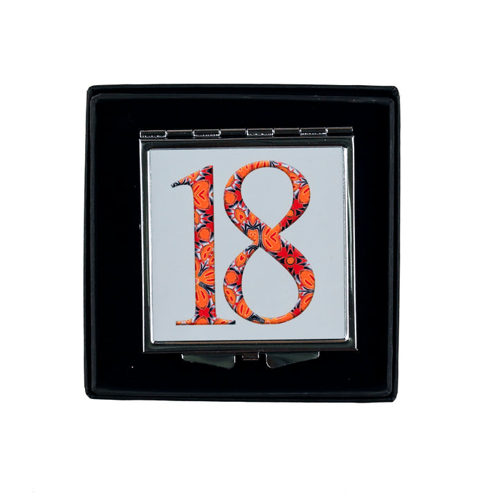 SOLDES - Lettre M compacte - Motif Grenade Aqua