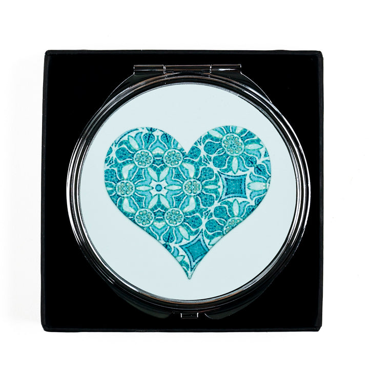 SALE - M-Buchstabe kompakt - Aqua Pomegranate Design