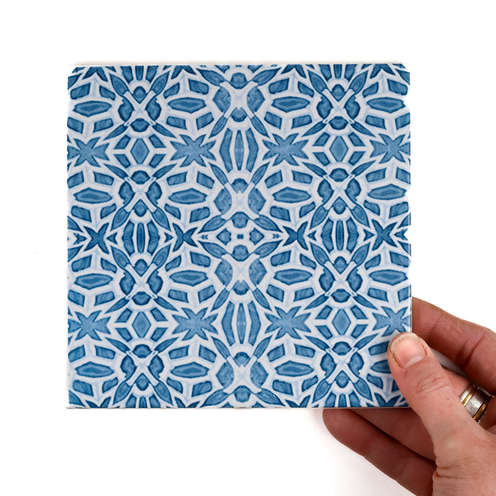 Moroccan Fountain Tile  - Fired Ink version