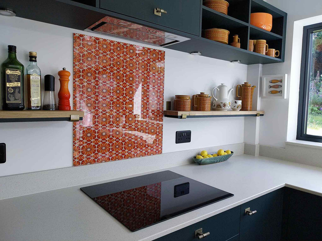 Moroccan Flower Kitchen Splashback