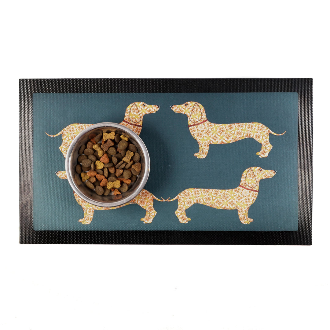 SALE Second: Dachshund Pet Food Mat