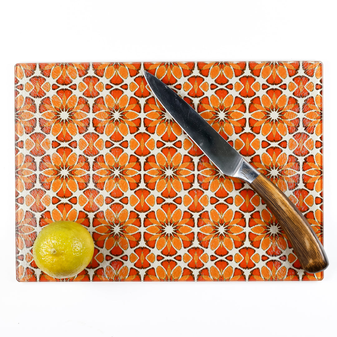 SALE - Moroccan Flower Worktop Protector (small rectangular)