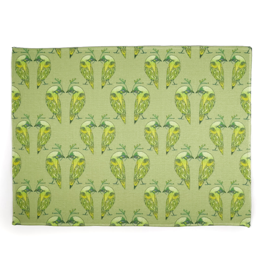 SALE - Set of 3x Lovebirds Fabric Placemats (Various designs)