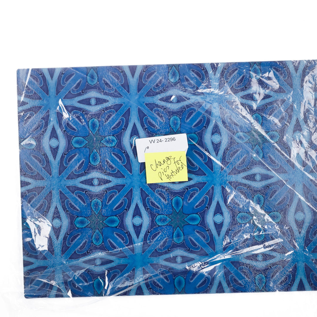 Arbeitsplattenschutz in sattem Denim-Blau