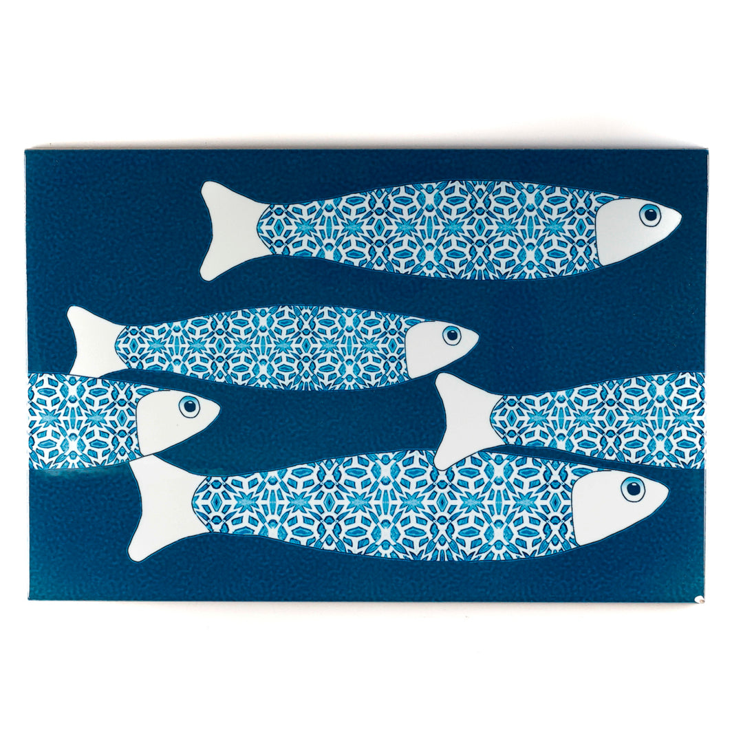 SALE SECONDS - 3x Mixed Ocean Shoal designs - Large Rectangular Tiles - 30x20cm
