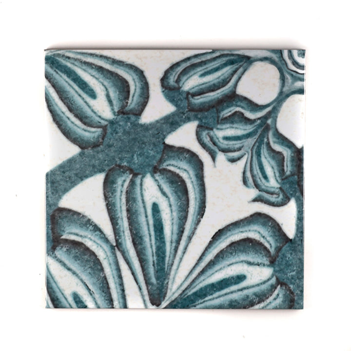 SALE SET : 6 x 20cm tiles - Hedera - Mixed Floral - Vintage design