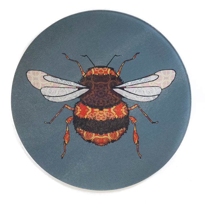 SALE - Large Bumble Bee Circular Chopping Board (30cm)